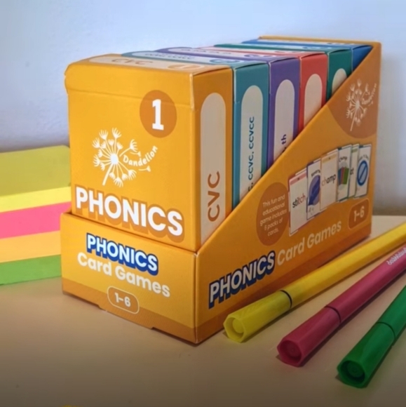 NIB Phonic Books Dandelion Card Games (Beginner Decodable) Reading $99 - Picture 10 of 10